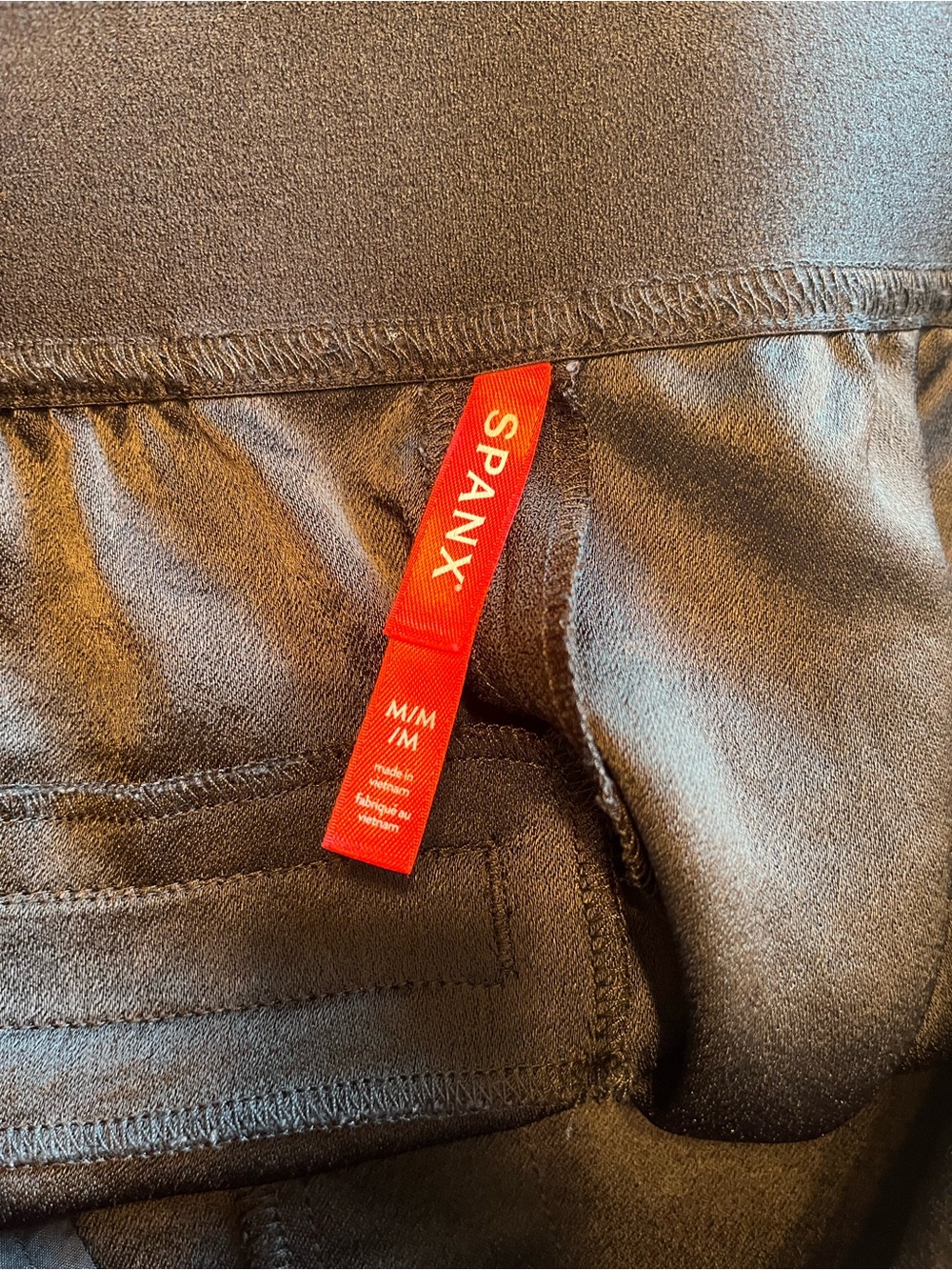 SPANX Crepe Trouser Pant #20542R Classic Black Size M - Picture 11 of 11